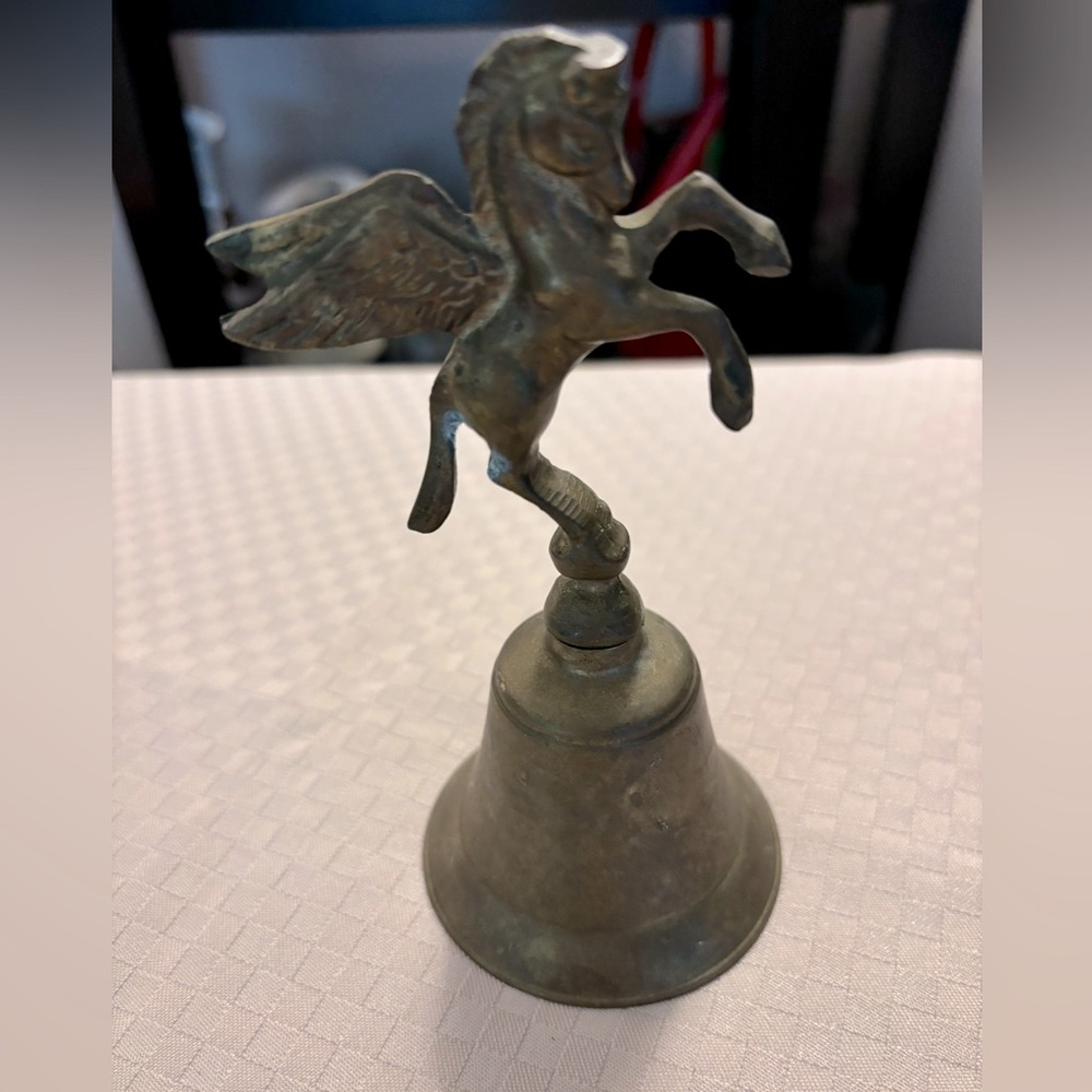Brass Pegasus Bell Made in Taiwan